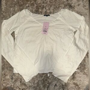 Wild Fable White Long Sleeve Tee